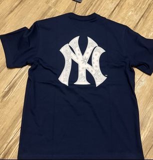 Short Sleeve Tee Overlap Logo New York Yankees - New Era Singapore