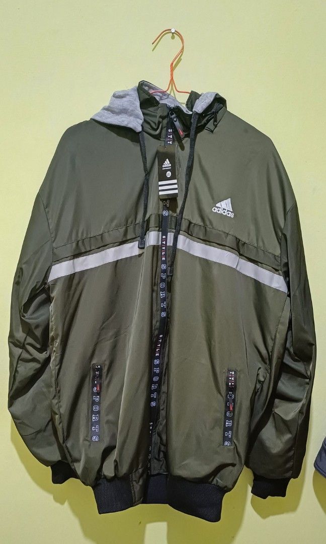 Jaket hoodie adidas online