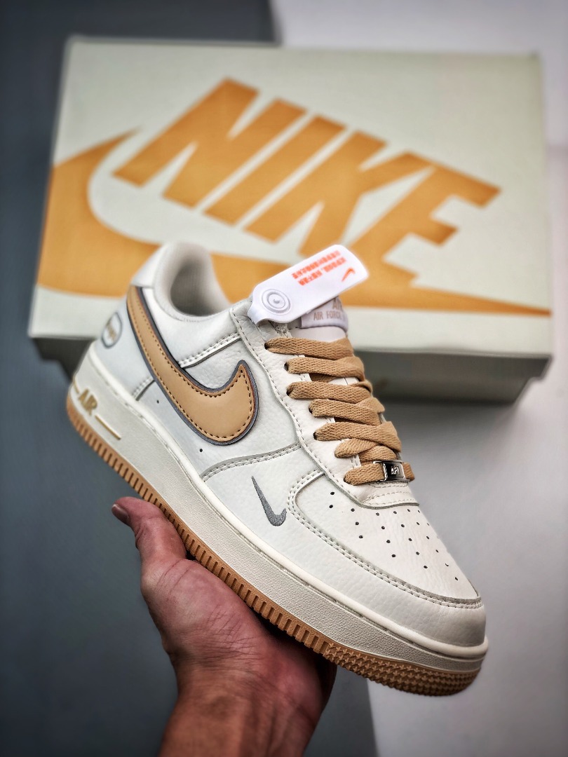 Nike Air Force 1 07 Low Beige Khaki Men s Fashion Footwear