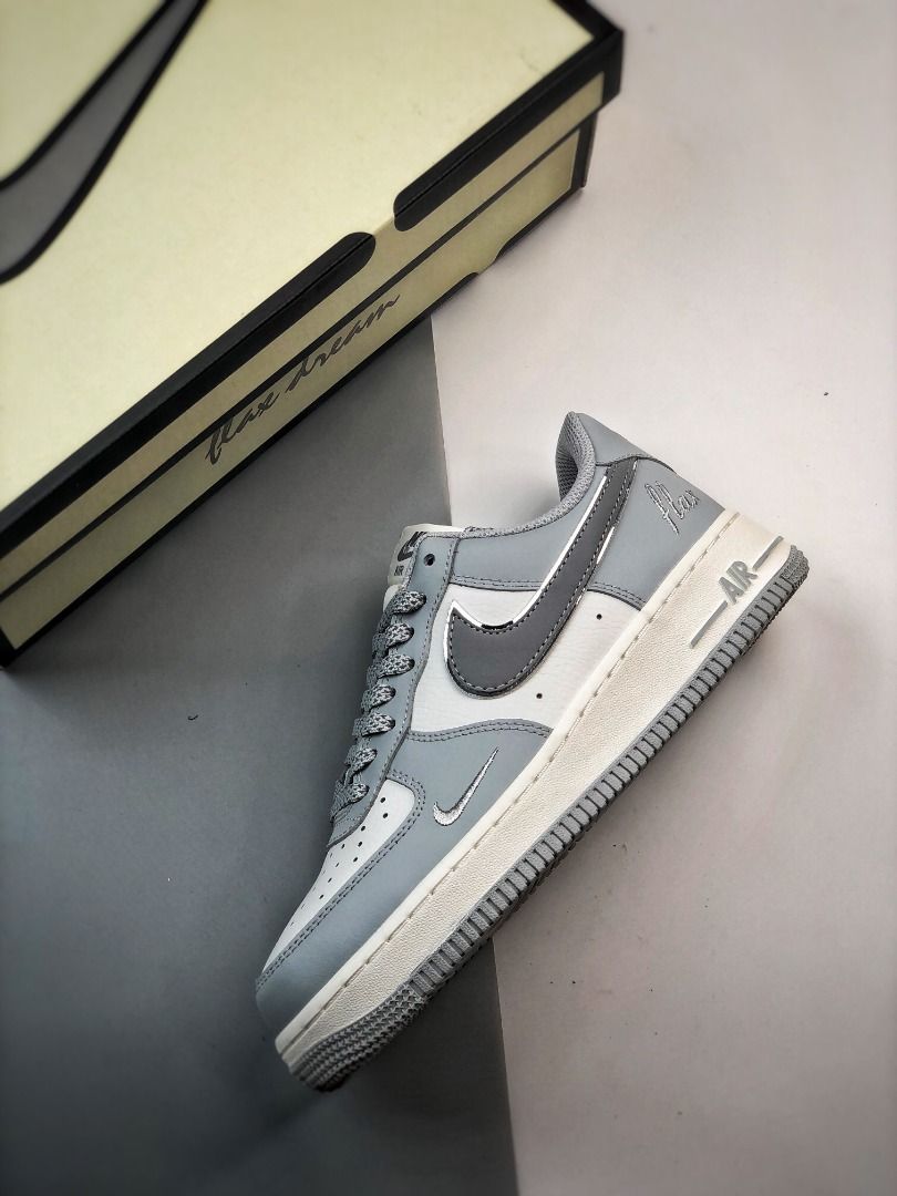 Nike air force 1 low dark grey top