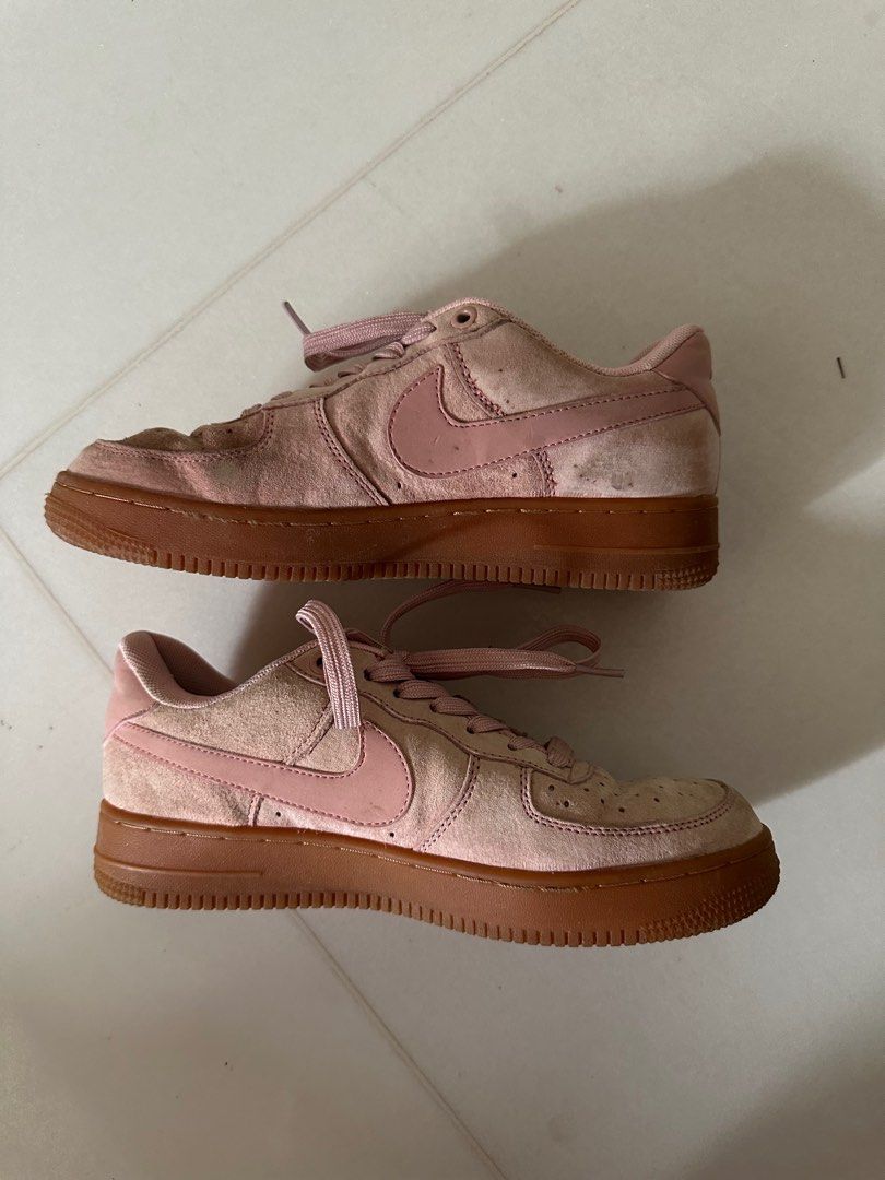 Nike air force 1 07 particle rose glitter top