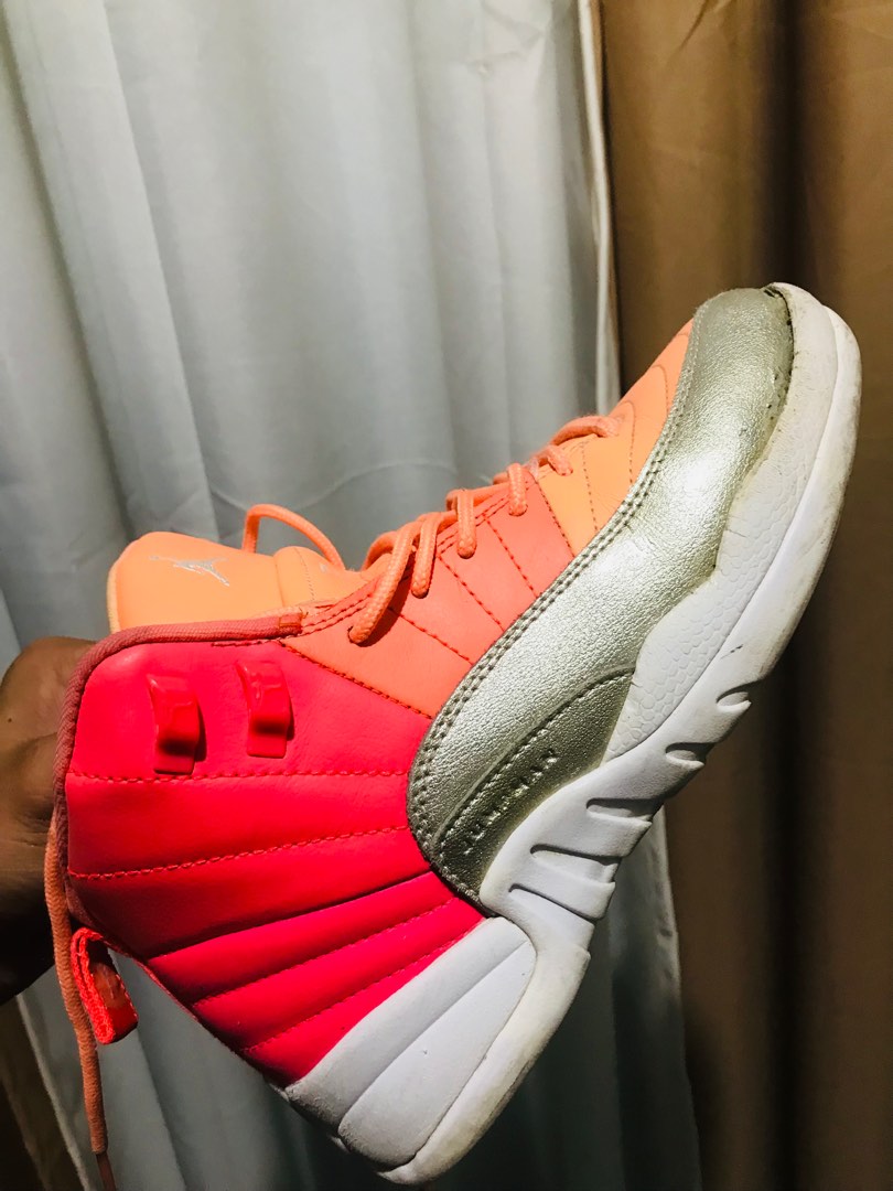 Air jordan 12 top gs hot punch