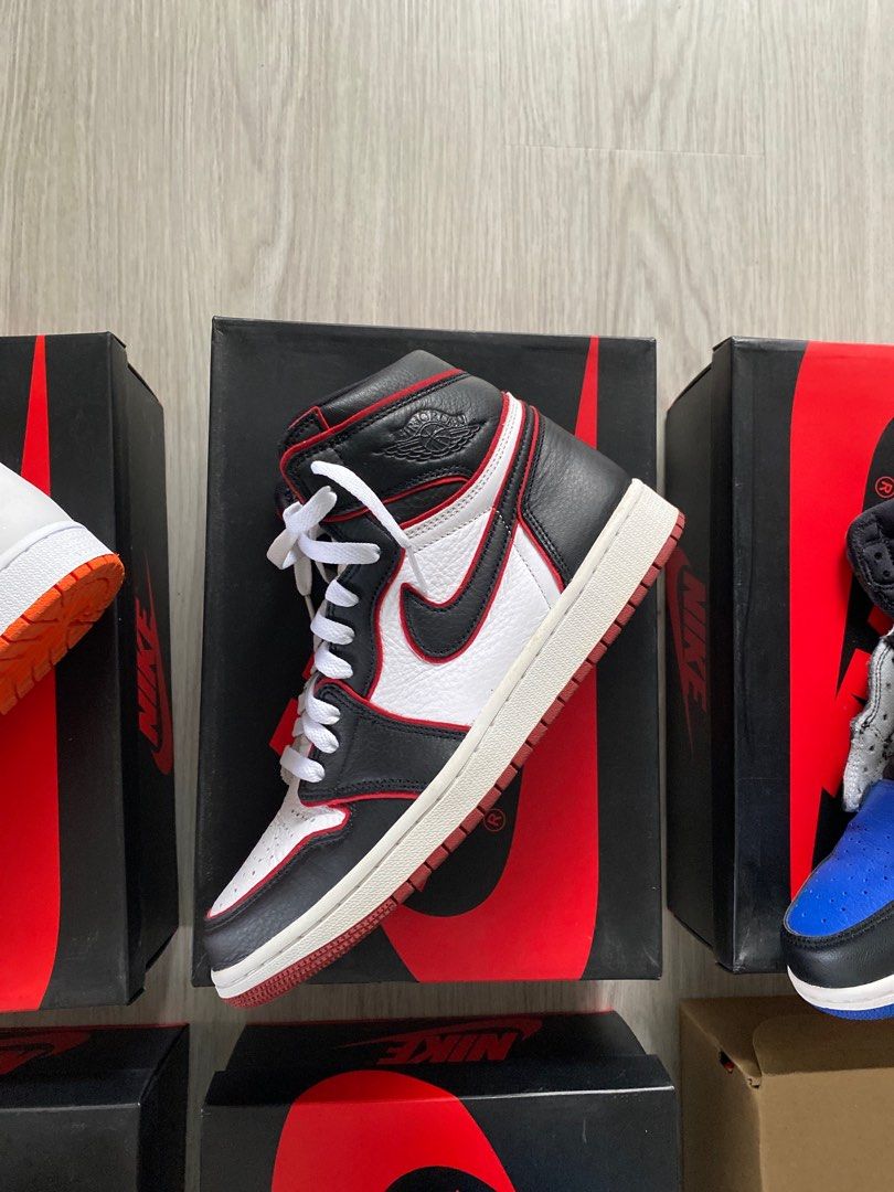 All black off new arrivals white jordan 1