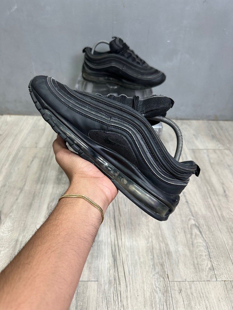 Nike Air Max 97 Triple Black On Feet! 