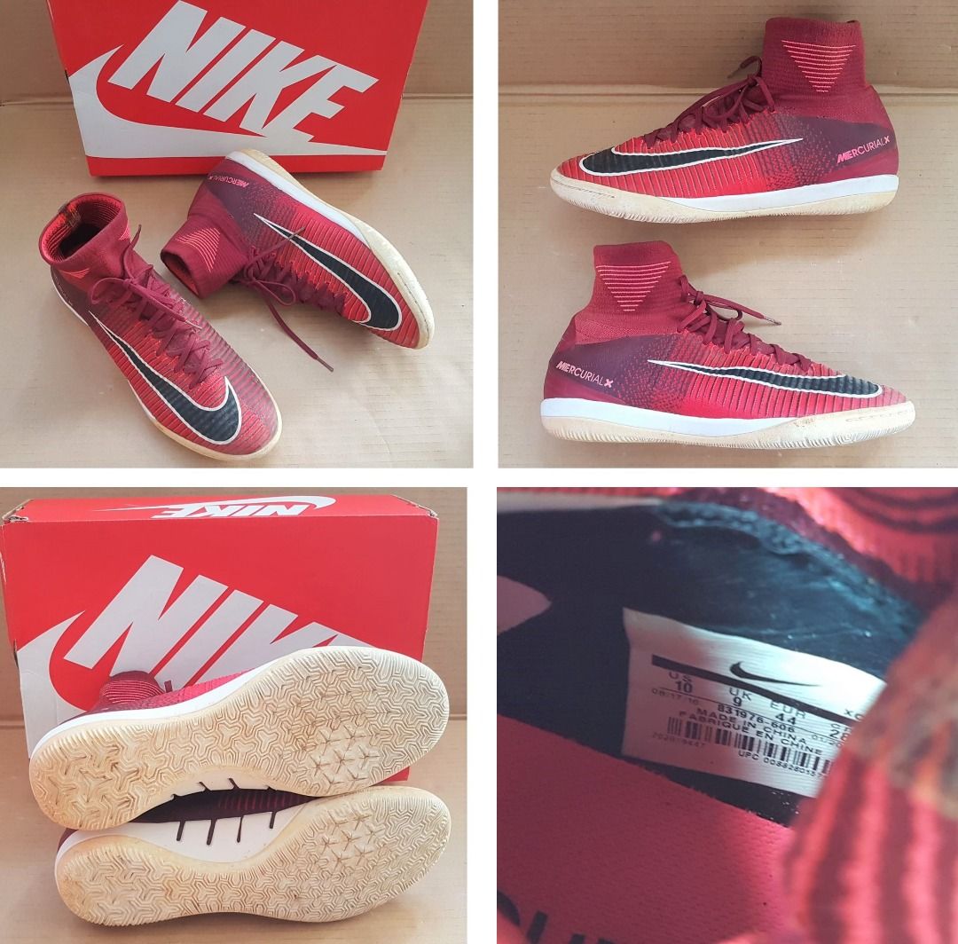 Nike Designer Sneakers US 10 UK 9 EU 44 Nike Mercurial X Proximo II IC Red