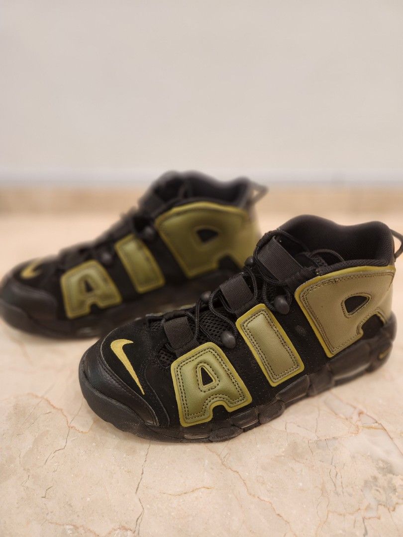 Nike More Uptempo Rouge Green Men s Fashion Footwear Sneakers