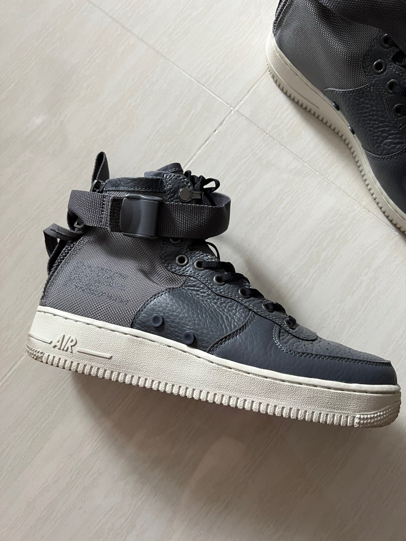 Air force 1 sales mid dark grey