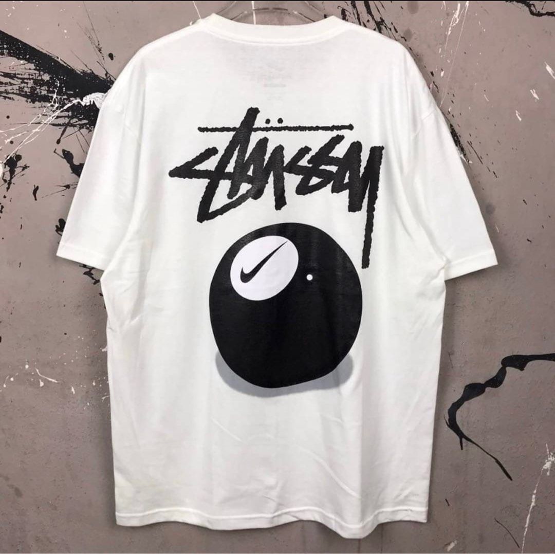 nike x stüssy men's 8 ball t shirt