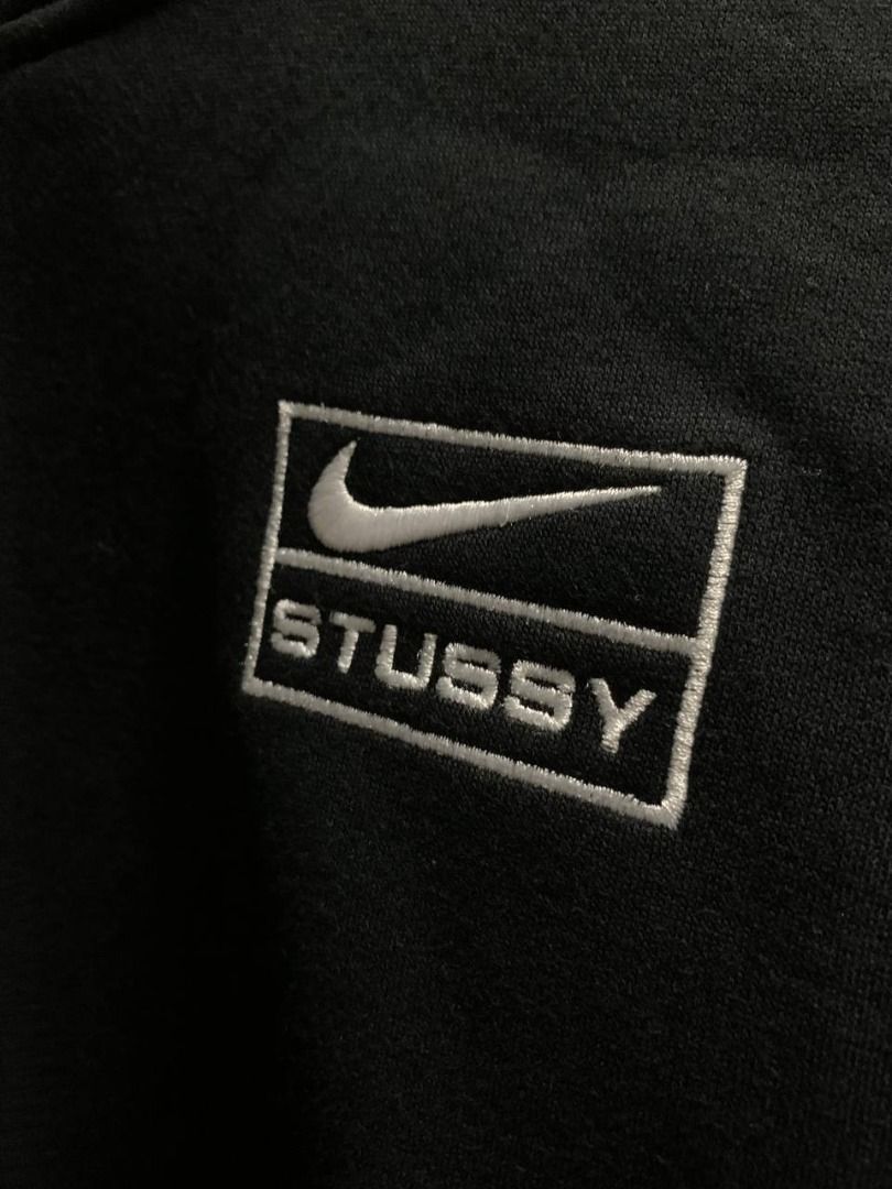 Nike x Stussy Washed Hoodie Black