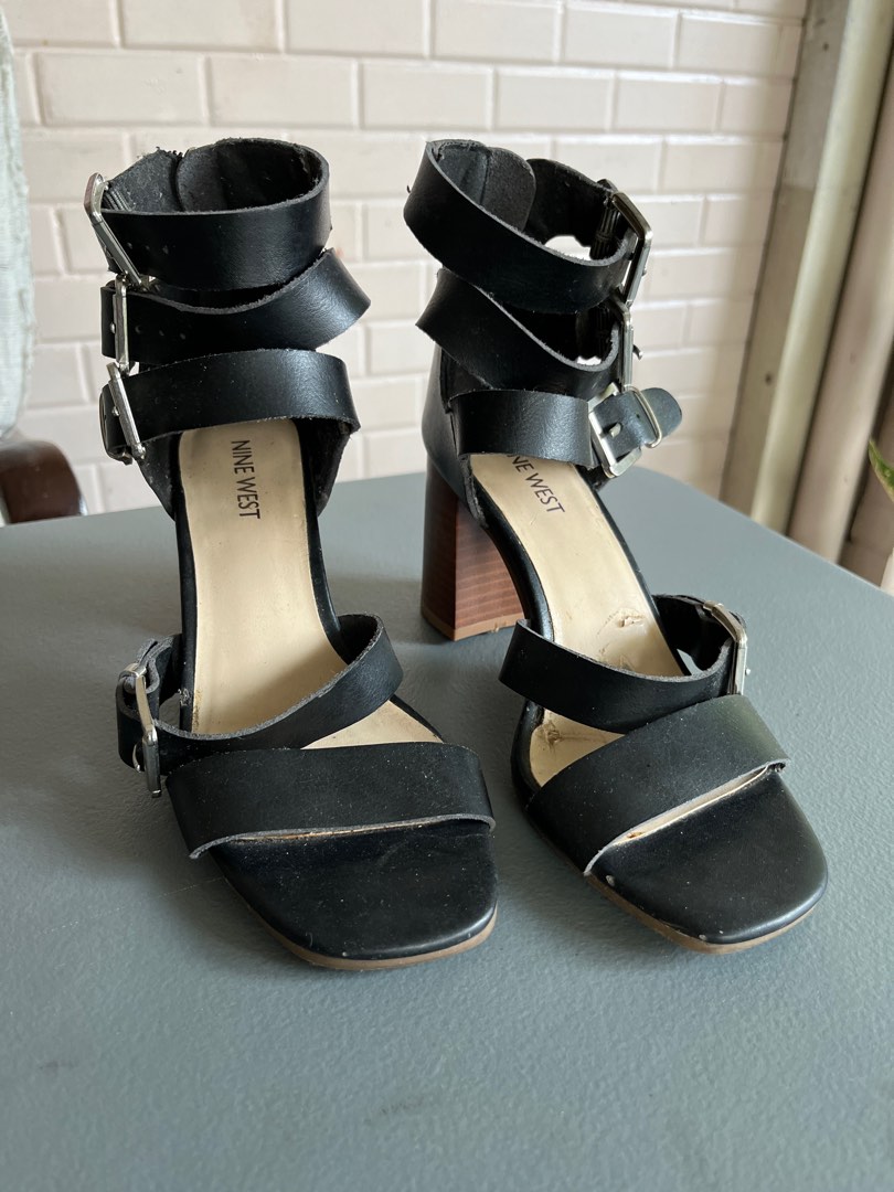 Nine west gladiator heels hot sale