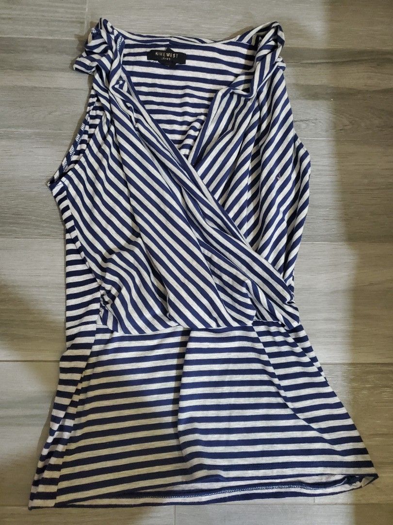 Nine west striped dress cheap