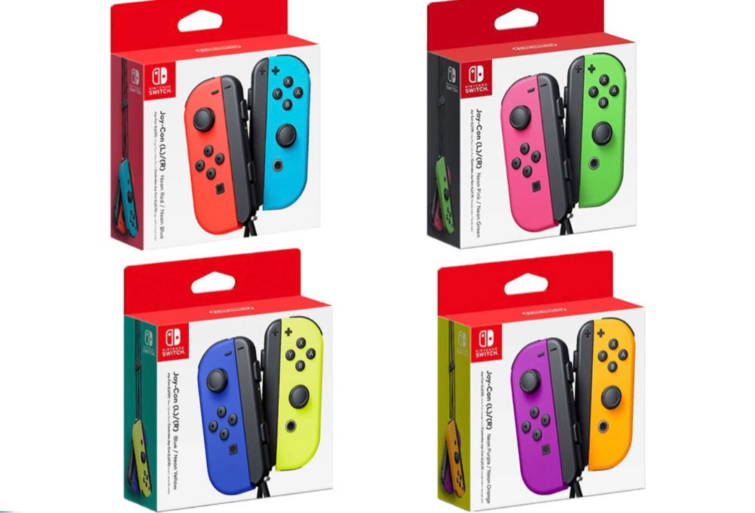  Nintendo Blue/ Neon Yellow Joy-Con (L-R) - Switch