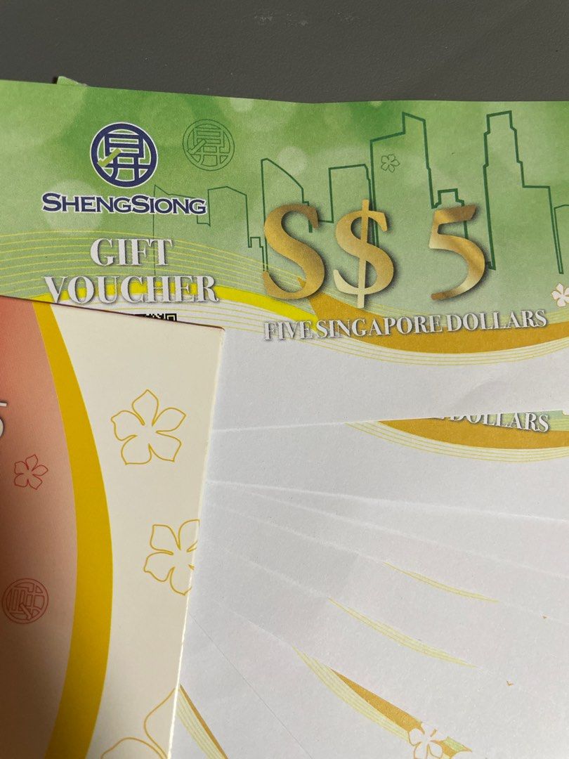 Ntuc FairPrice / Cold storage voucher 10 6pcs , Tickets & Vouchers