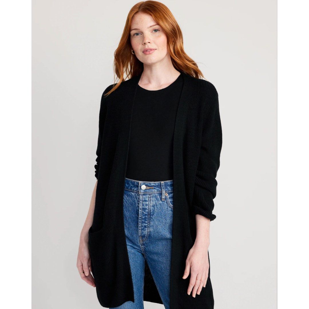 Open front cardi coat old navy store