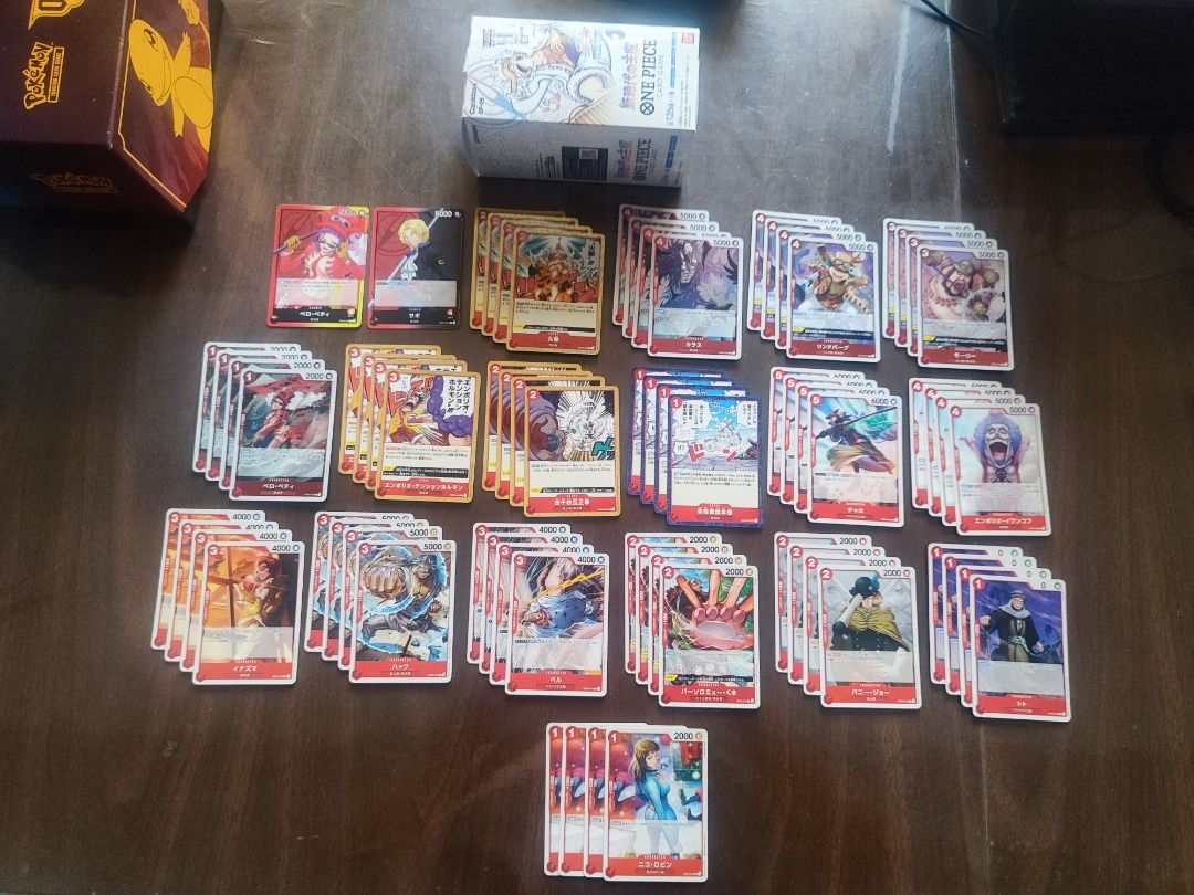 One Piece TCG OP05 Red Starter Deck Trading Card Game, Hobbies & Toys, Memorabilia