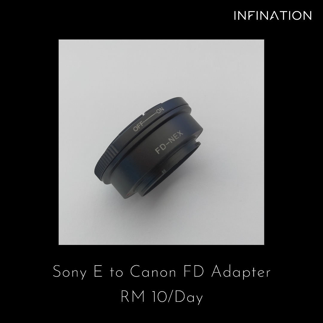 sony e canon fd adapter