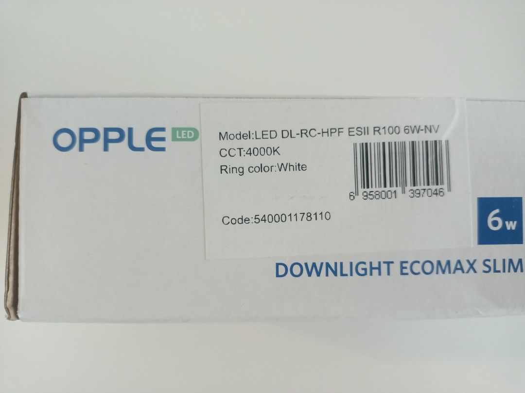 Opple Socket OPPLE LED SLIM DOWNLIGHT 4