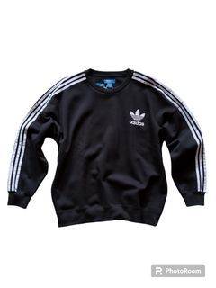 original adidas adc fash crew black classic adidas Sweatshirts