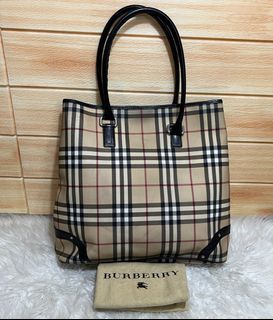 Vintage Burberry Tote Bag, Luxury, Bags & Wallets on Carousell