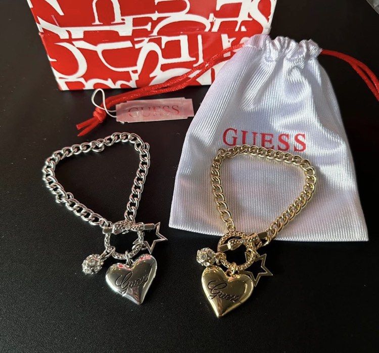 Guess cheap heart bracelet