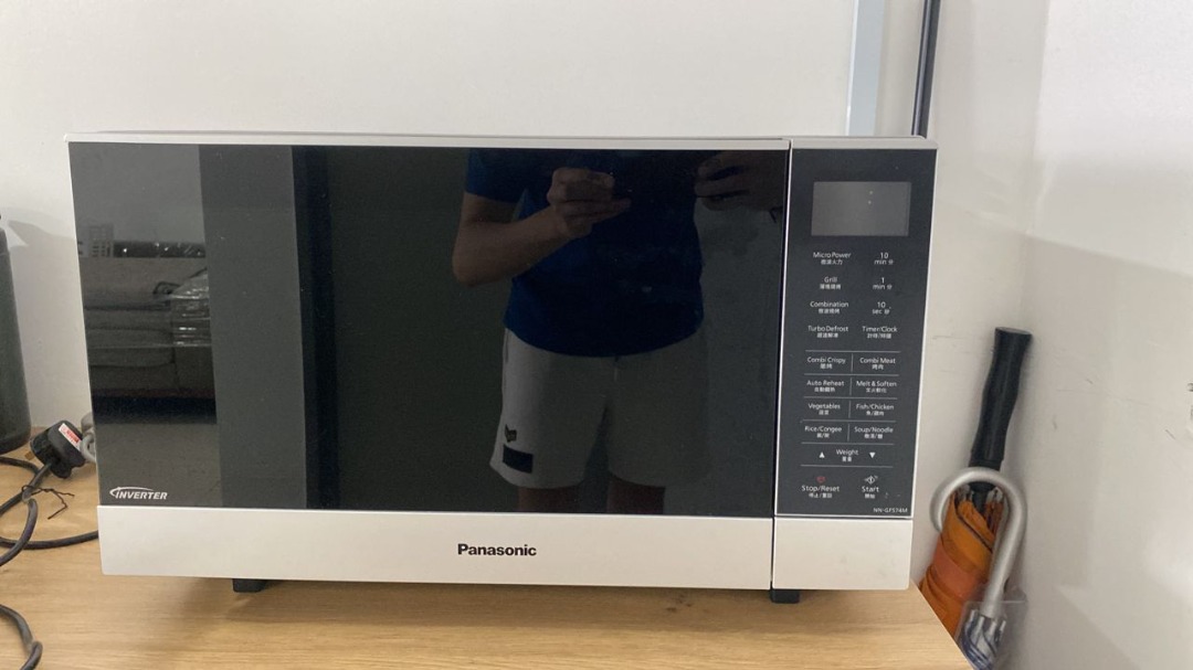 Panasonic Inverter Grill Microwave Oven NNGF574M, TV & Home Appliances