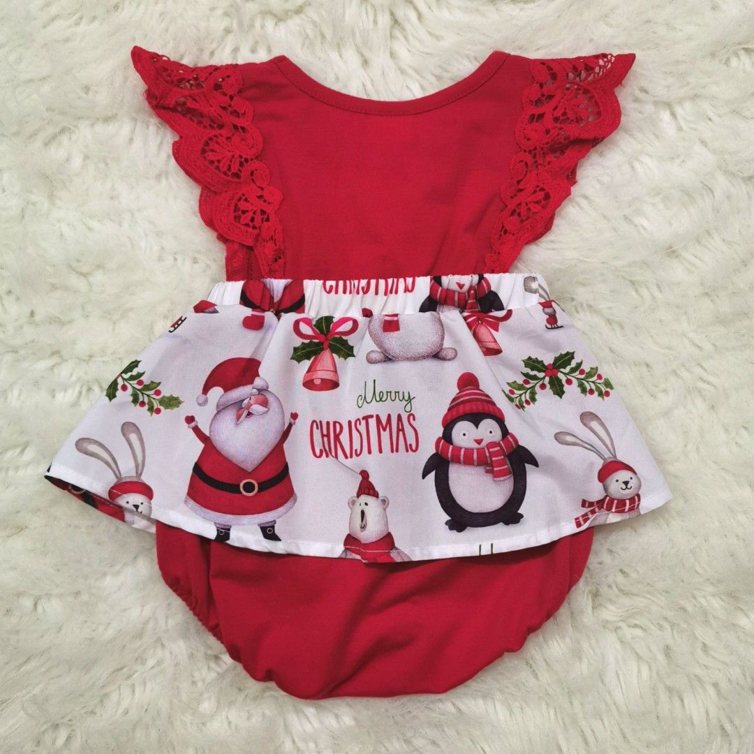 Red christmas best sale dress baby