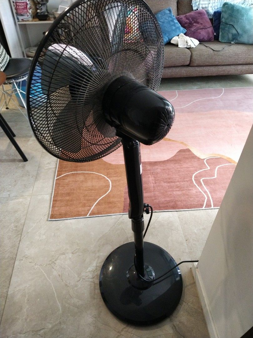 Pedestal Standing Fan with remote, Furniture & Home Living, Lighting ...