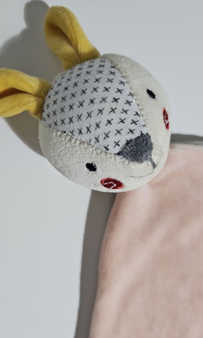 Petit collage organic bunny activity toy discount