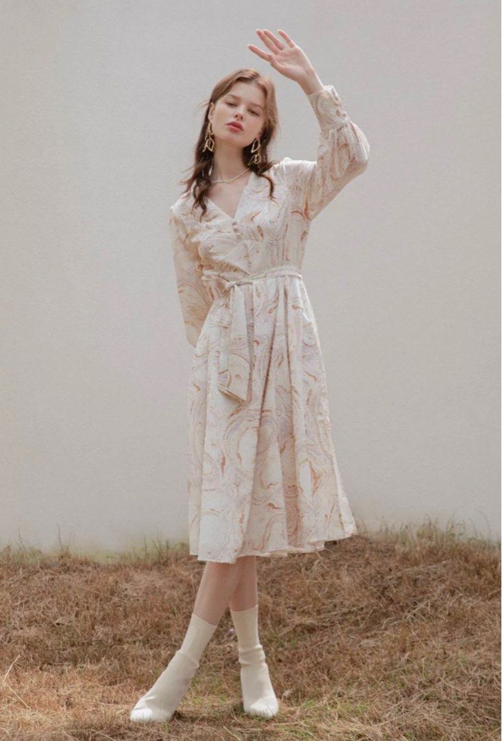 Petite Studio Marble Blythe Dress (XXS Size ), 女裝, 連身裙& 套裝
