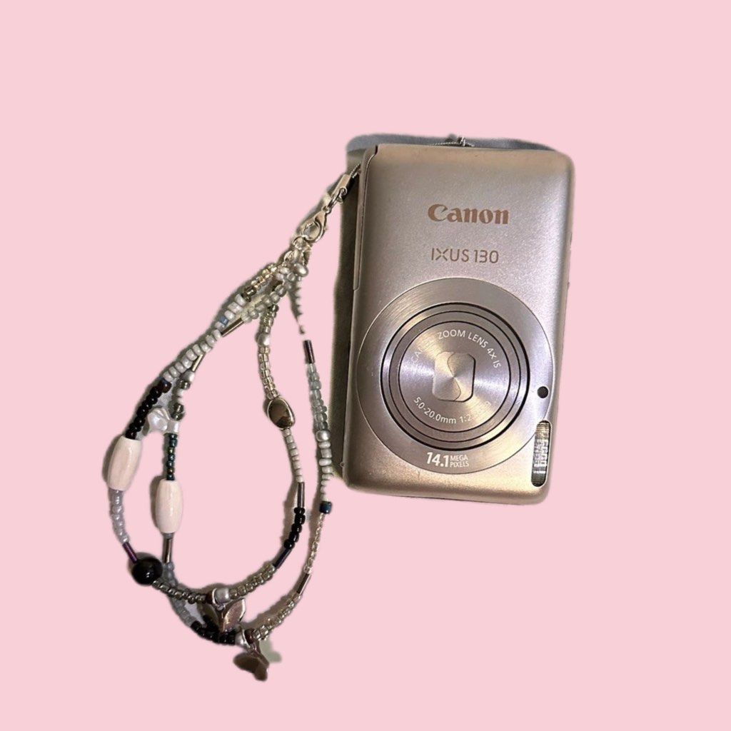 pink canon ixus 130, Photography, Cameras on Carousell