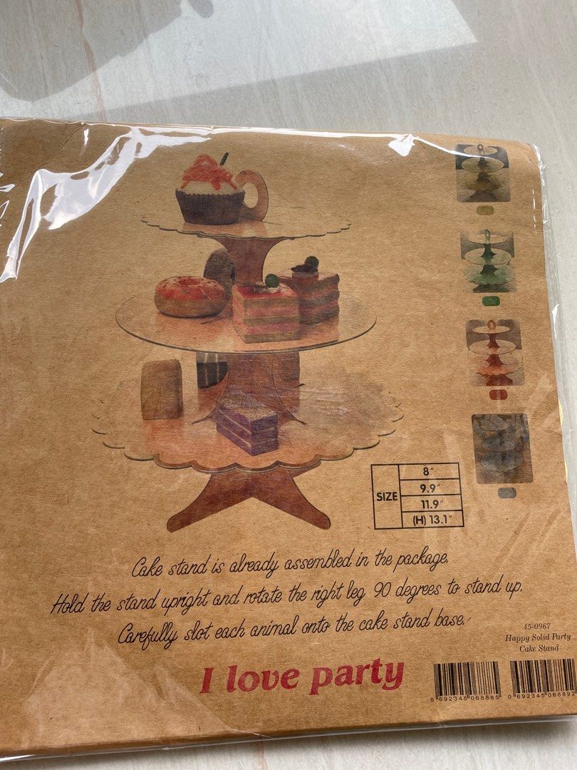 Popup cake stand (party), Furniture & Home Living, Kitchenware