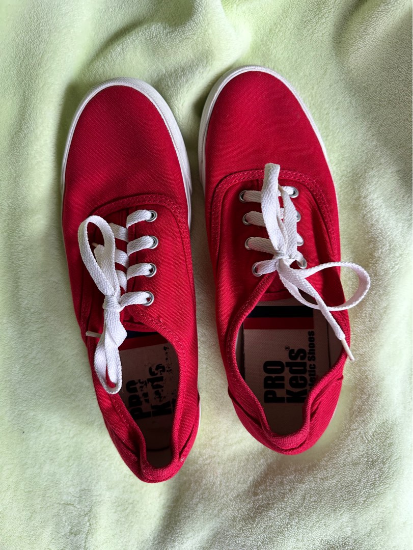Pro-Keds Red Shoes, Women's Fashion, Footwear, Sneakers on Carousell