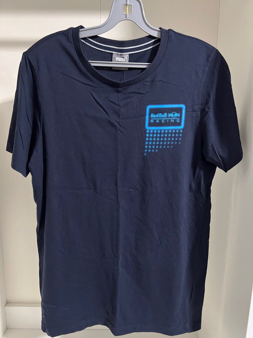 Puma Red Bull logo tee Men s Fashion Tops Sets Tshirts Polo