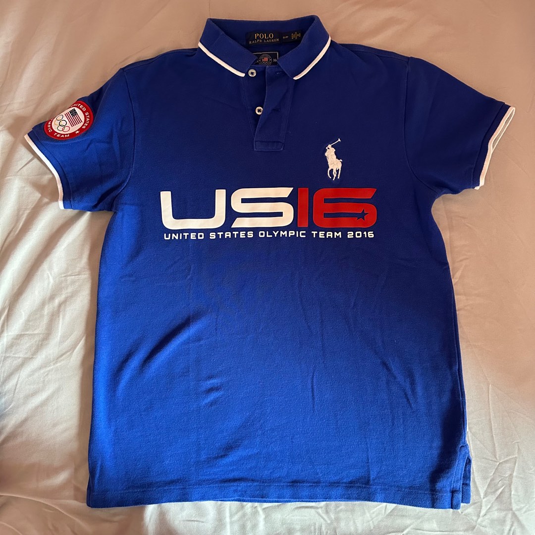 Ralph Lauren Olympic 2016 Polo Shirt Men s Fashion Tops Sets