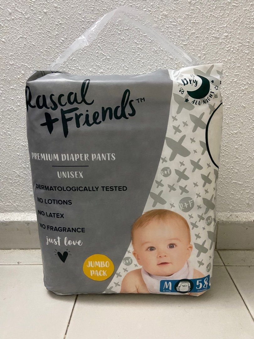 Rascal + Friends Diaper Pants, Babies & Kids, Bathing & Changing, Diapers &  Baby Wipes on Carousell