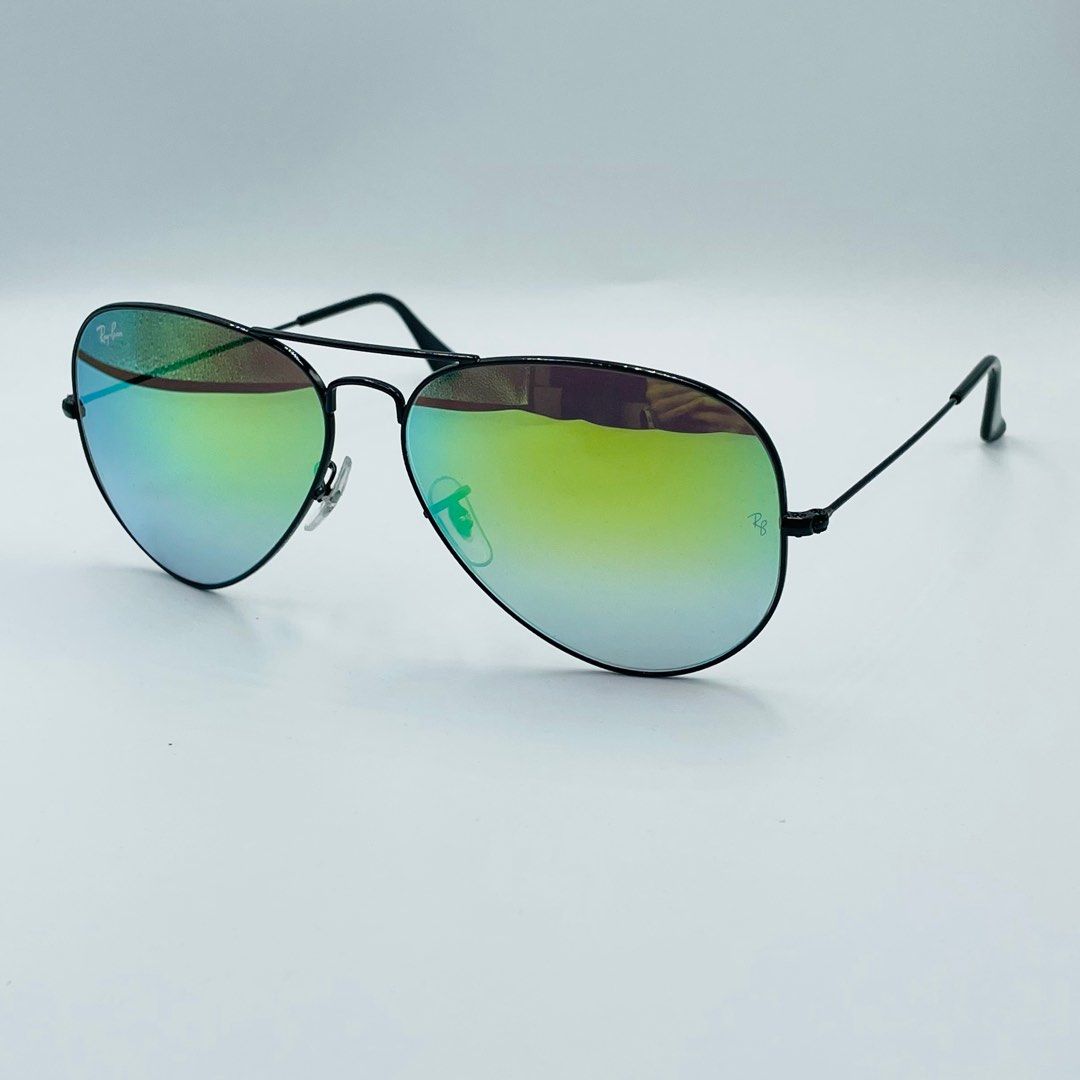 Green gradient flash ray ban new arrivals