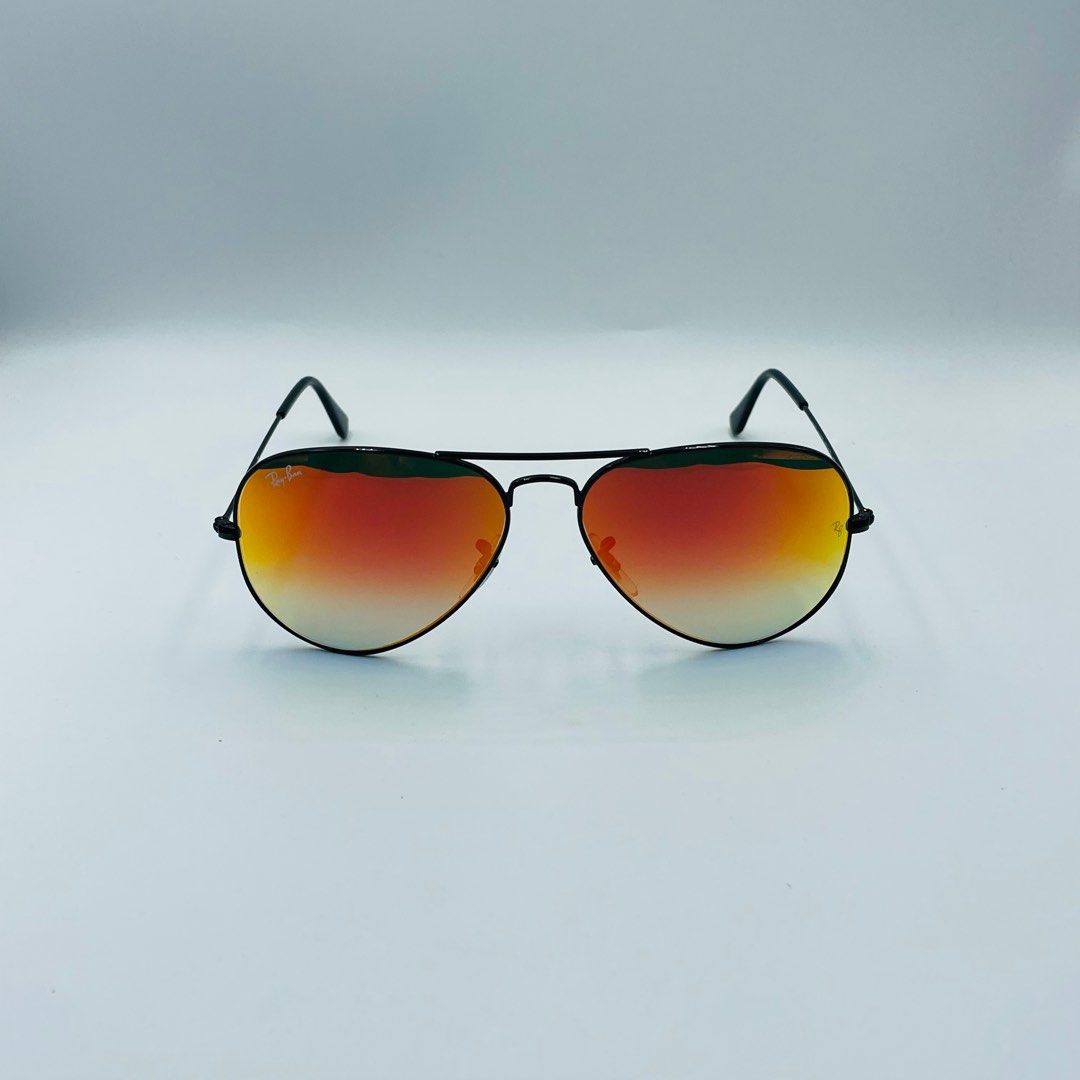 Ray ban orange gradient flash 2025