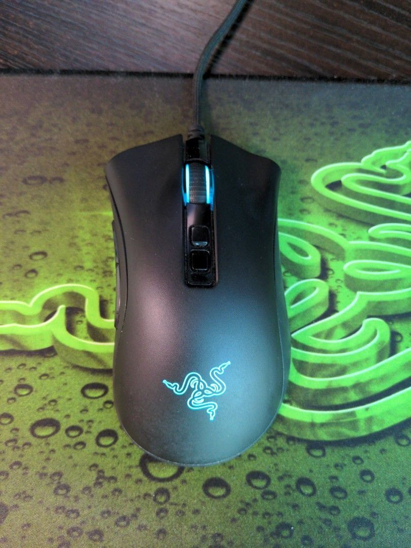 Razer Deathadder V2 mouse Laser 20,000dpi, Computers & Tech, Parts ...