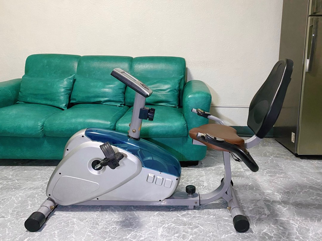 Recumbent Stationary Bike, Sports Equipment, Exercise & Fitness, Cardio