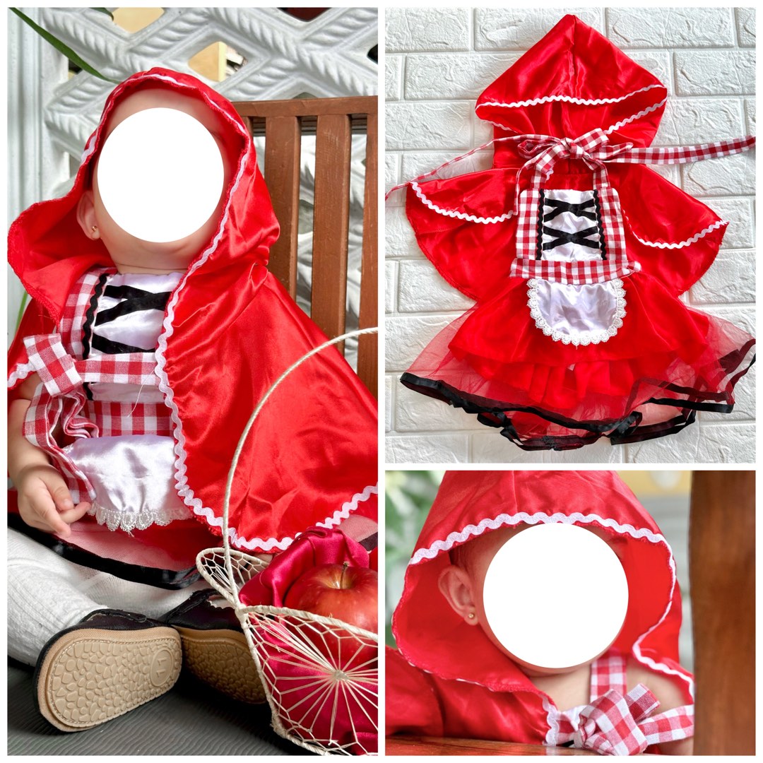 Red Riding Hood Baby Girl Costume, Babies & Kids, Babies & Kids Fashion ...
