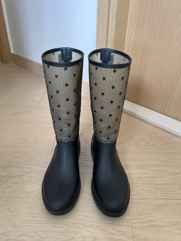 Red valentino hot sale rain boots