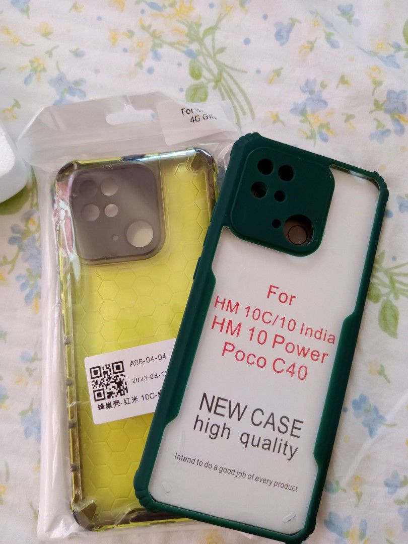 REDMI 10C - take all (Category: Cases & Sleeves) located in Dumaguete. Submitted by ShopZone0321 (Listing ID 1255260694, Image 3). Description: bought these but the phone never came (sad)😅 all are brand new and were never been used.
