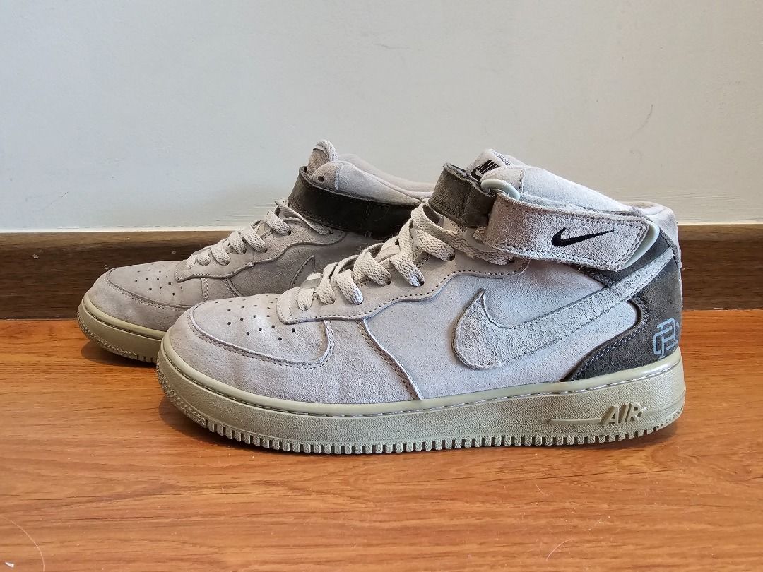 Reigning Champ X Nike Air Force 1 Mid Grey Black 807618 200 UK8.5 US9.5 EUR43