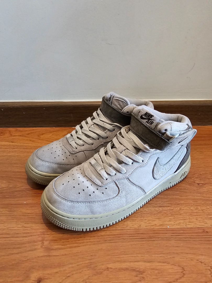 Reigning Champ X Nike Air Force 1 Mid Grey Black 807618 200