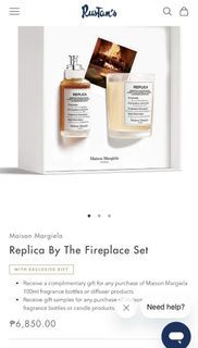 Replica set By the Fireplace 30ml + candle