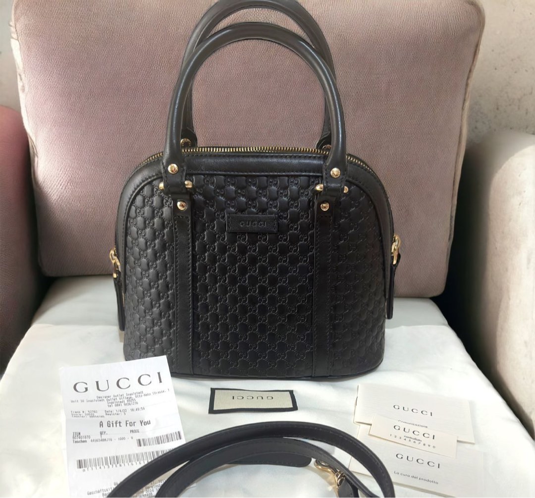 Gucci Alma Dome Small, Barang Mewah, Tas & Dompet di Carousell