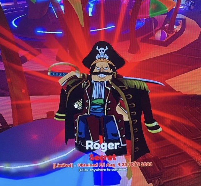 Roger (Gol D. Roger), Anime Adventures Wiki