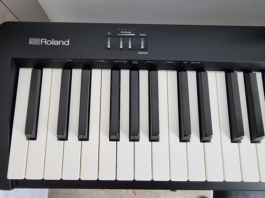 Roland FP10 Digital Piano with wooden stand and bench, Hobbies & Toys