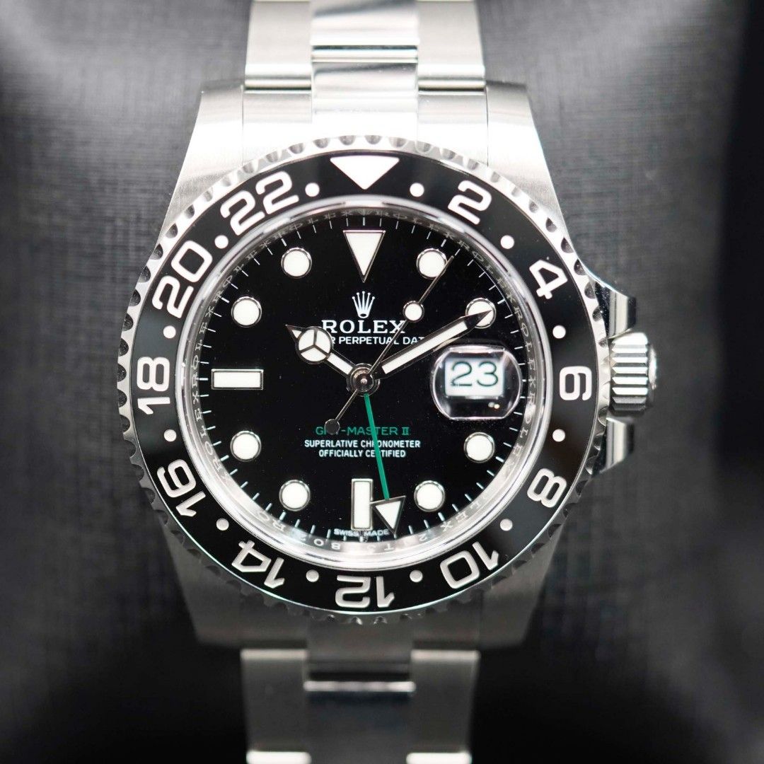Rolex GMT Master ll Green Hand