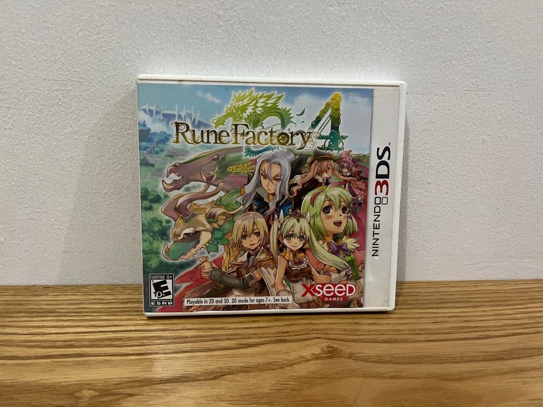 Rune Factory 4 (Nintendo 3DS) (Category: Nintendo) located in Quezon City. Submitted by n_bug (Listing ID 1255373304, Image 1). Description: Rune Factory 4 (Used) RFS: Just came with the 3DS I bought but I don’t really plan to play it hehe Meet-ups around Maginhawa St., Quezon City Delivery fee c/o buyer MOP: Preferably GCash.